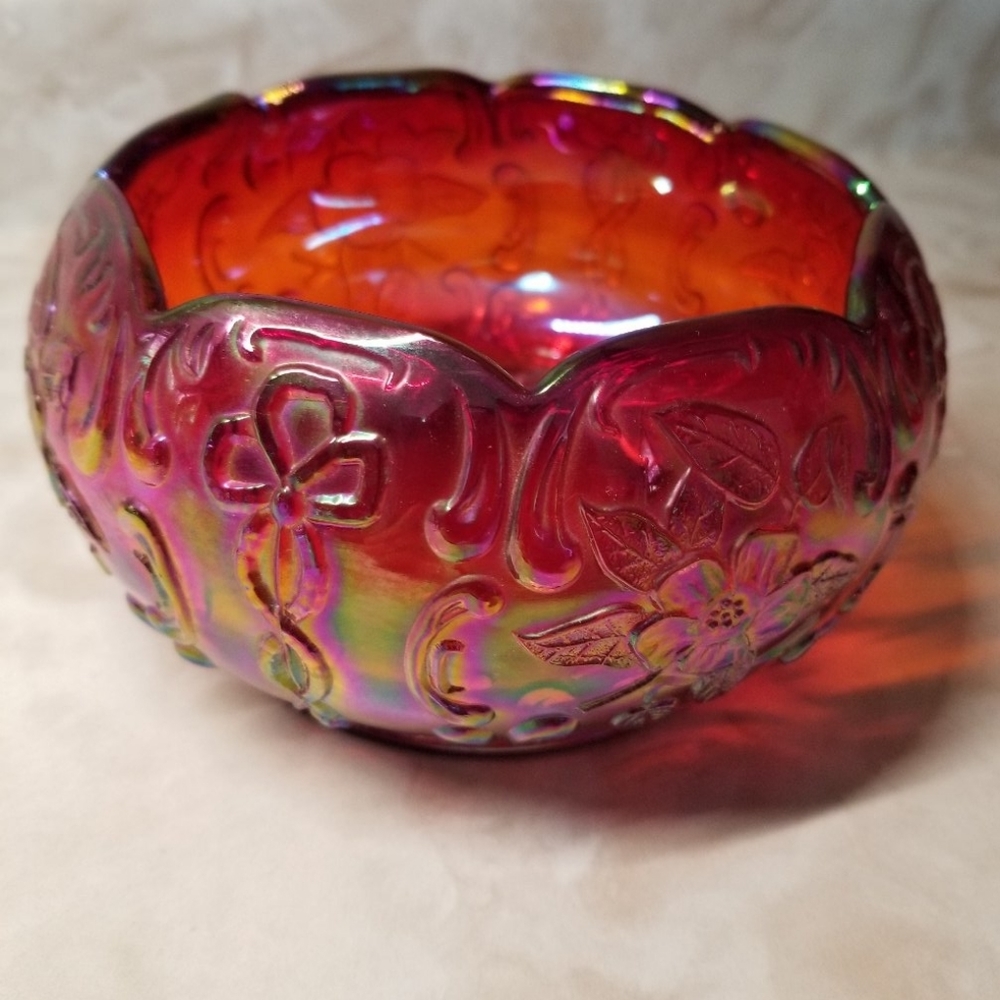 Fenton Carnival Glass Bowl